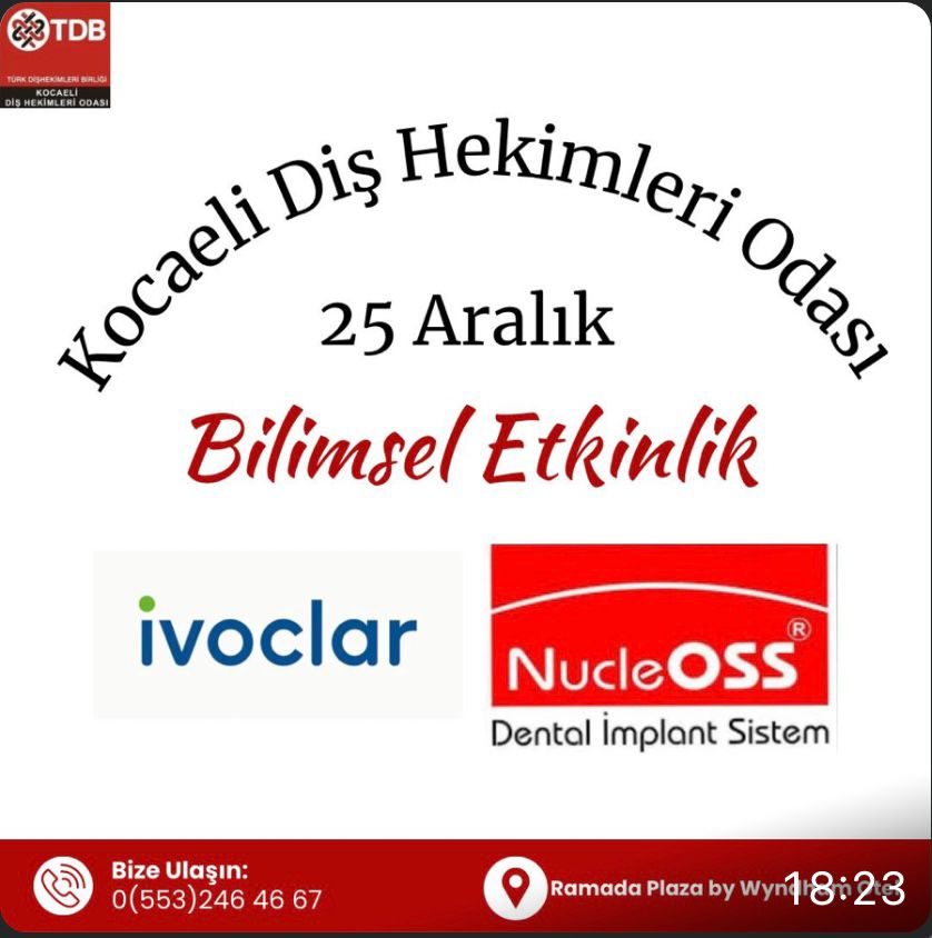 2024 Kocaeli Diş Hekimleri Odası Bilimsel Etkinlik