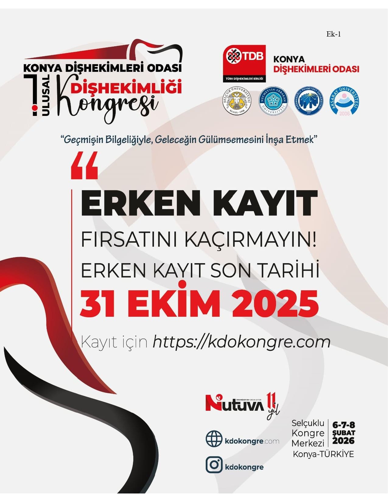 Konya Dişhekimleri Odası 1. Ulusal Dişhekimliği Kongresi